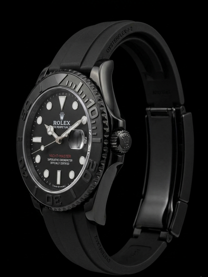 Luxury Black Rotating Bezel Waterproof Sports Watch