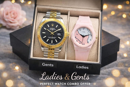 Luxury Couple Watch Set – His & Hers Premium Matching Watches | Free Delivery Across Pakistan