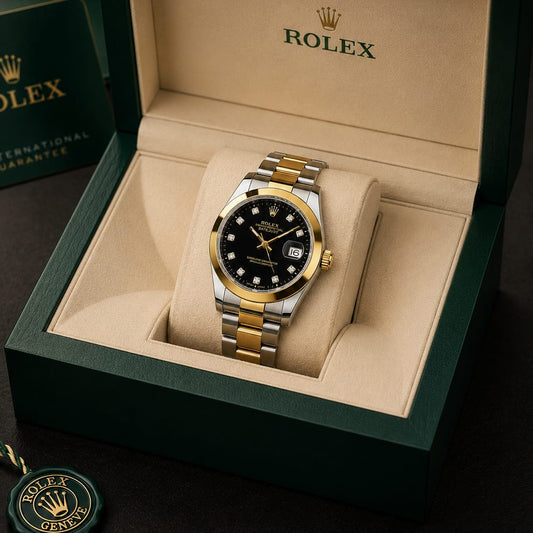 Luxury Gold & Silver Waterproof Automatic Watch