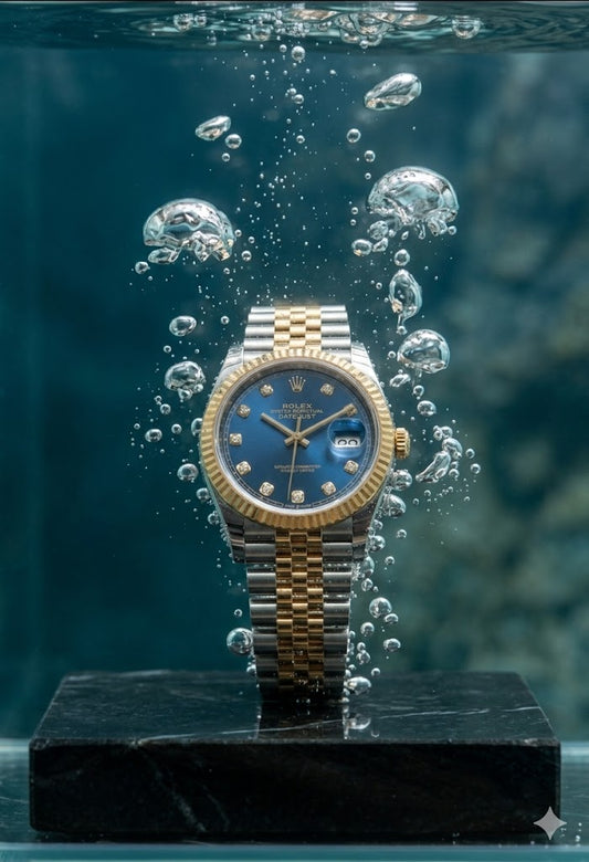 Luxury Cut Dial Waterproof Stainless Steel Watch