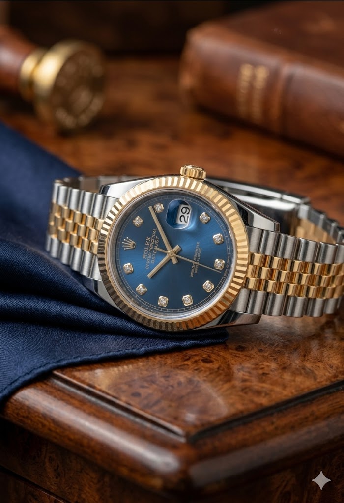 Luxury Cut Dial Waterproof Stainless Steel Watch