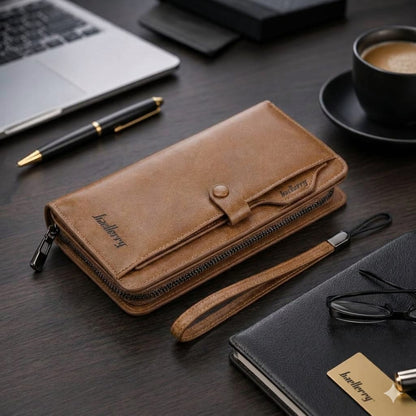 VIP Baellerry Wallet Exclusive Collection – Premium Leather Long Wallet with Gift Box