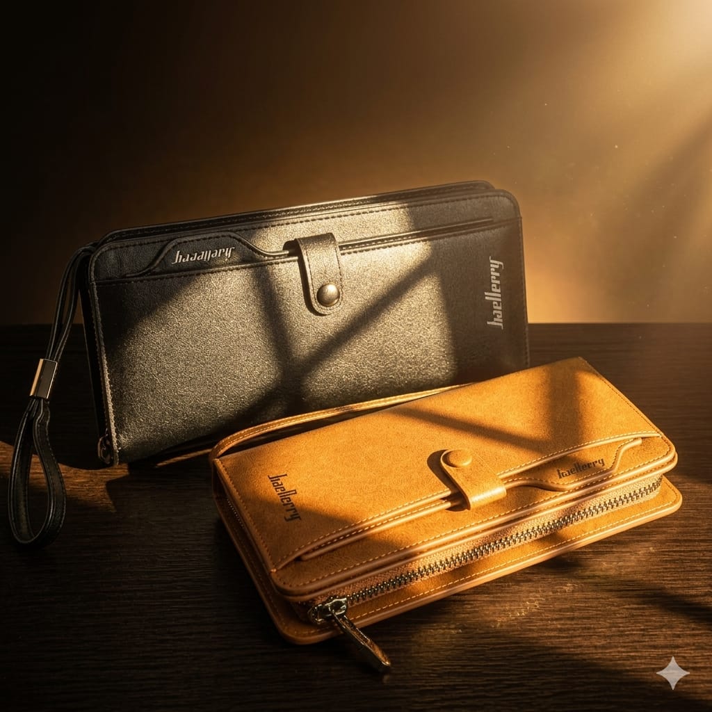 VIP Baellerry Wallet Exclusive Collection – Premium Leather Long Wallet with Gift Box