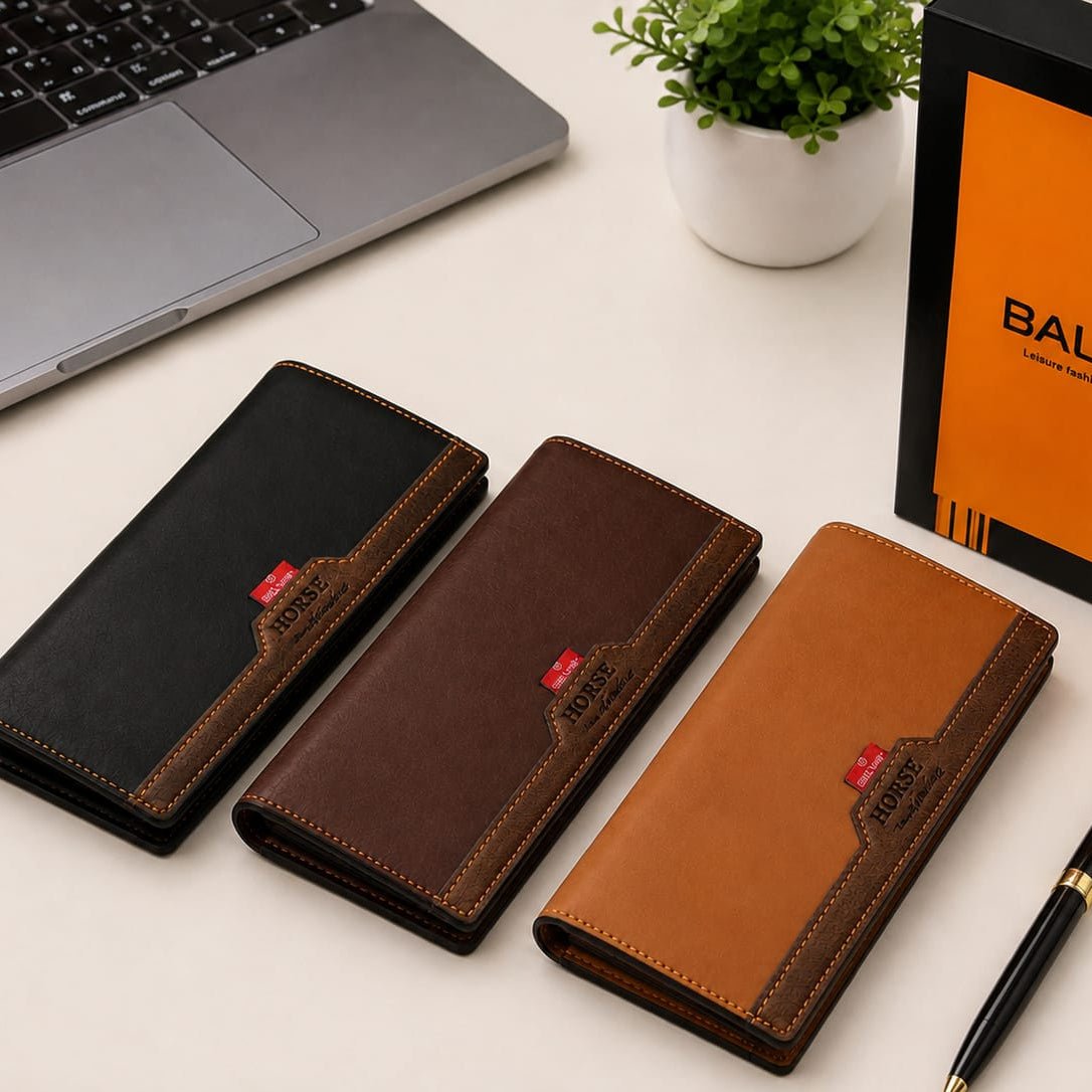 Horse Premium Long Wallet With Gift Box - Fashion Bridge