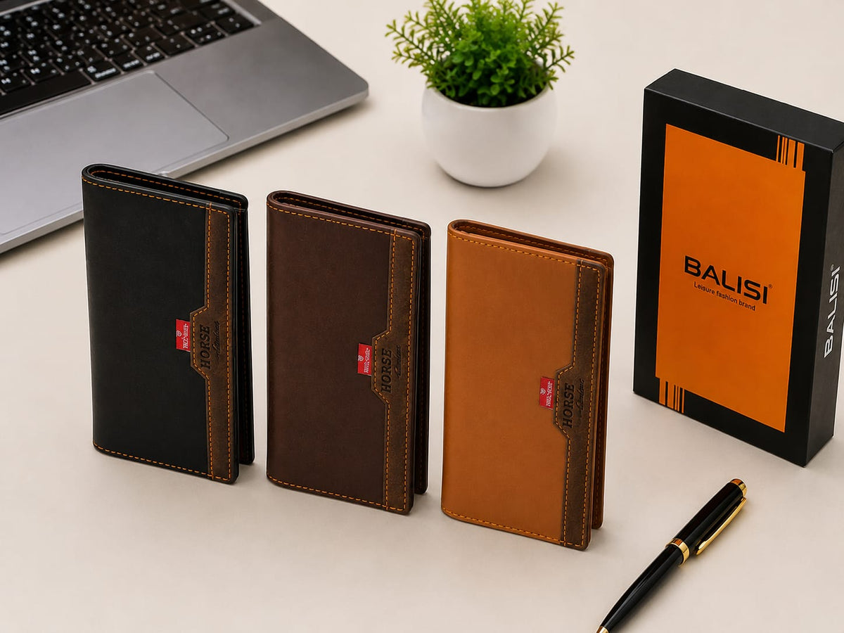 Horse Premium Long Wallet With Gift Box - Fashion Bridge